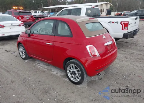2012 Fiat 500C Pop z USA, uszkodzony, nr VIN 3C3CFFDR1CT340664